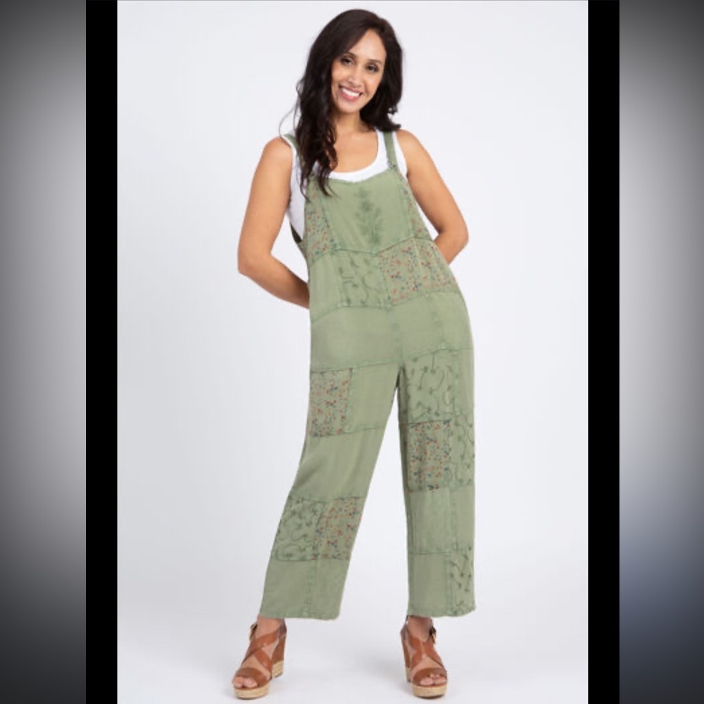 Papillon Patchwork Overalls Medium - image 1